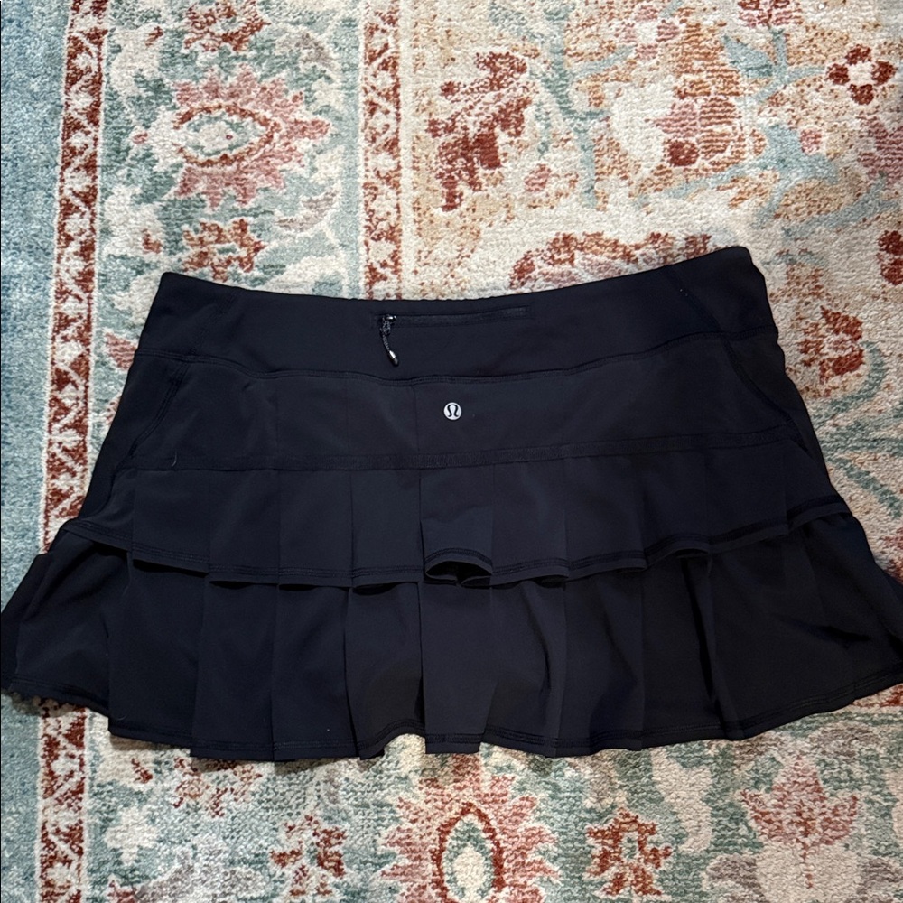 Black Lululemon Tennis Skirt